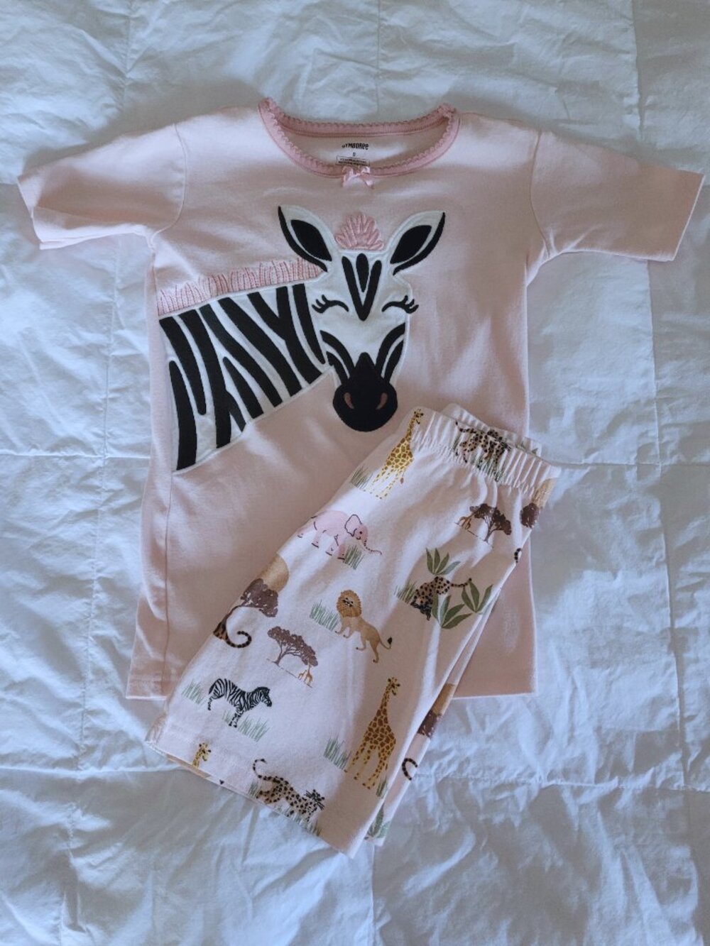 Gymboree Zebra Safari Pajama Set 8